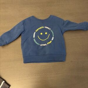 Kids Navy Sweatshirt Size 9 Months